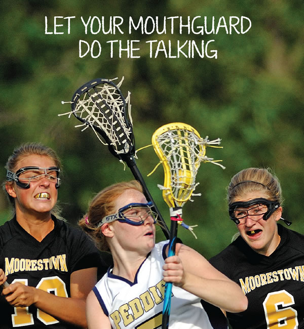 Let your mouthguard do the talking.