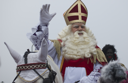 A modern Sinterklaas from the Netherlands