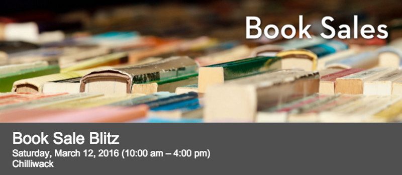 Book Sale Blitz in Chilliwack