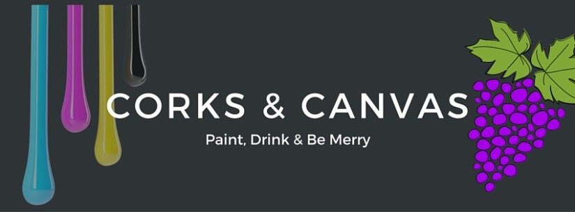 Corks & Canvas – A Painting Class With Wine! in Chilliwack
