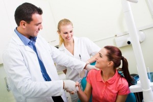 patient meeting dentist
