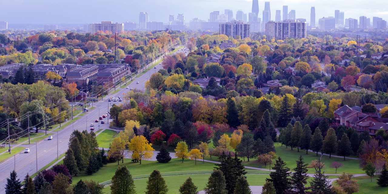 Mississauga from the air