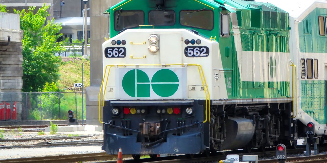 GO Train in Markham