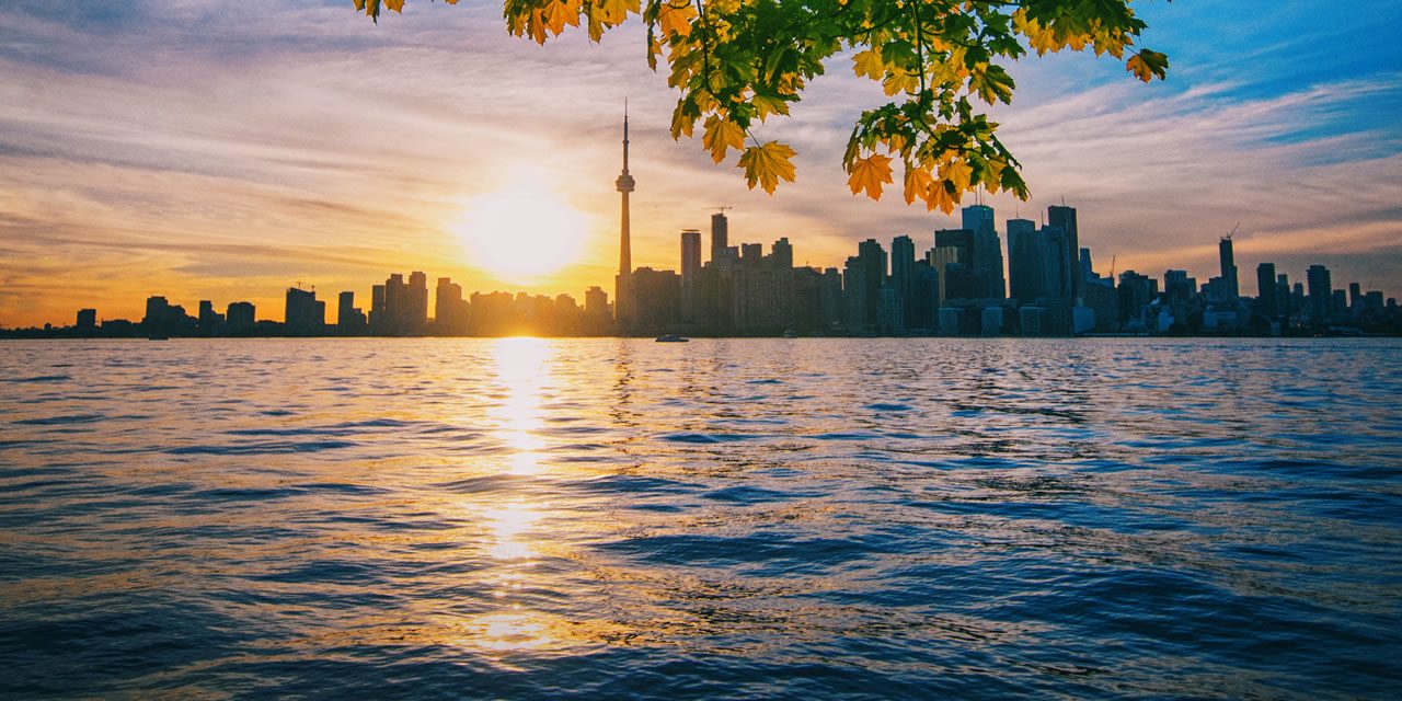 Toronto from the islands