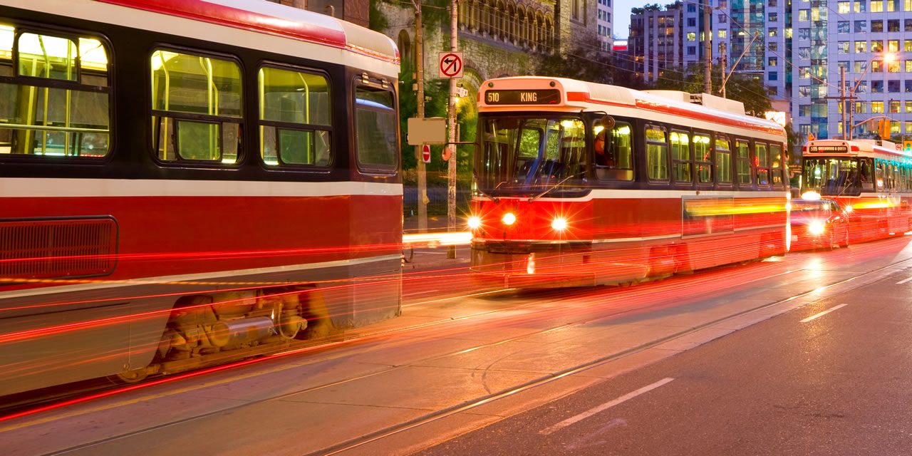 Toronto street cars