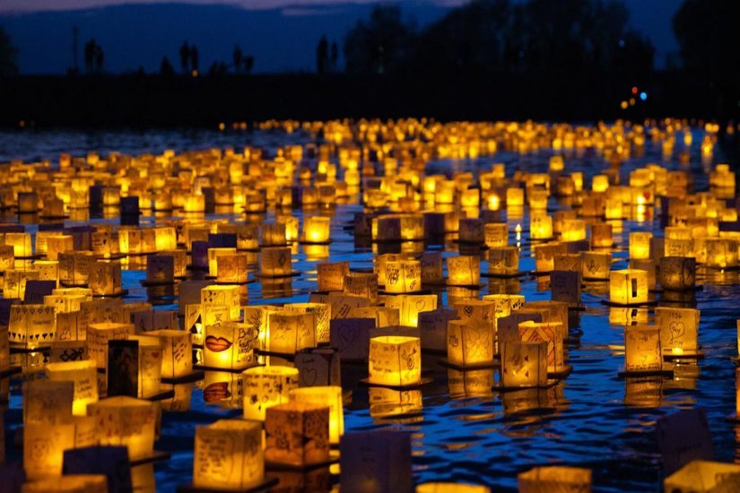Water Lantern Festival in Innisfil