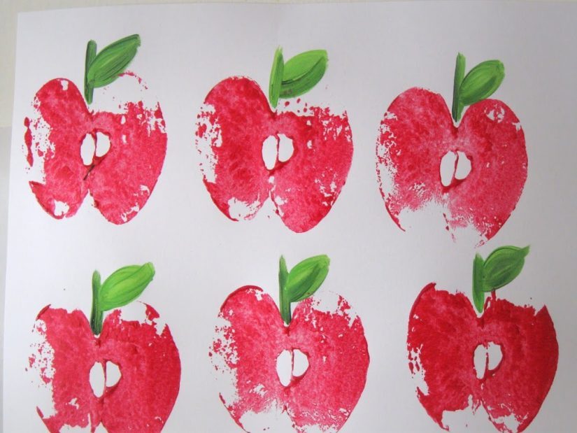 Apple Printing at L&A County Museum in Deseronto
