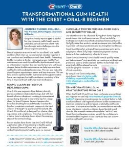 Transformational Gum Health with the Crest + Oral-B Regimen