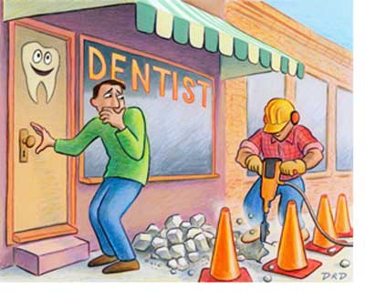 3. le dentiste foreur