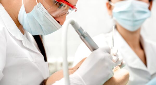 Professional teeth cleaning